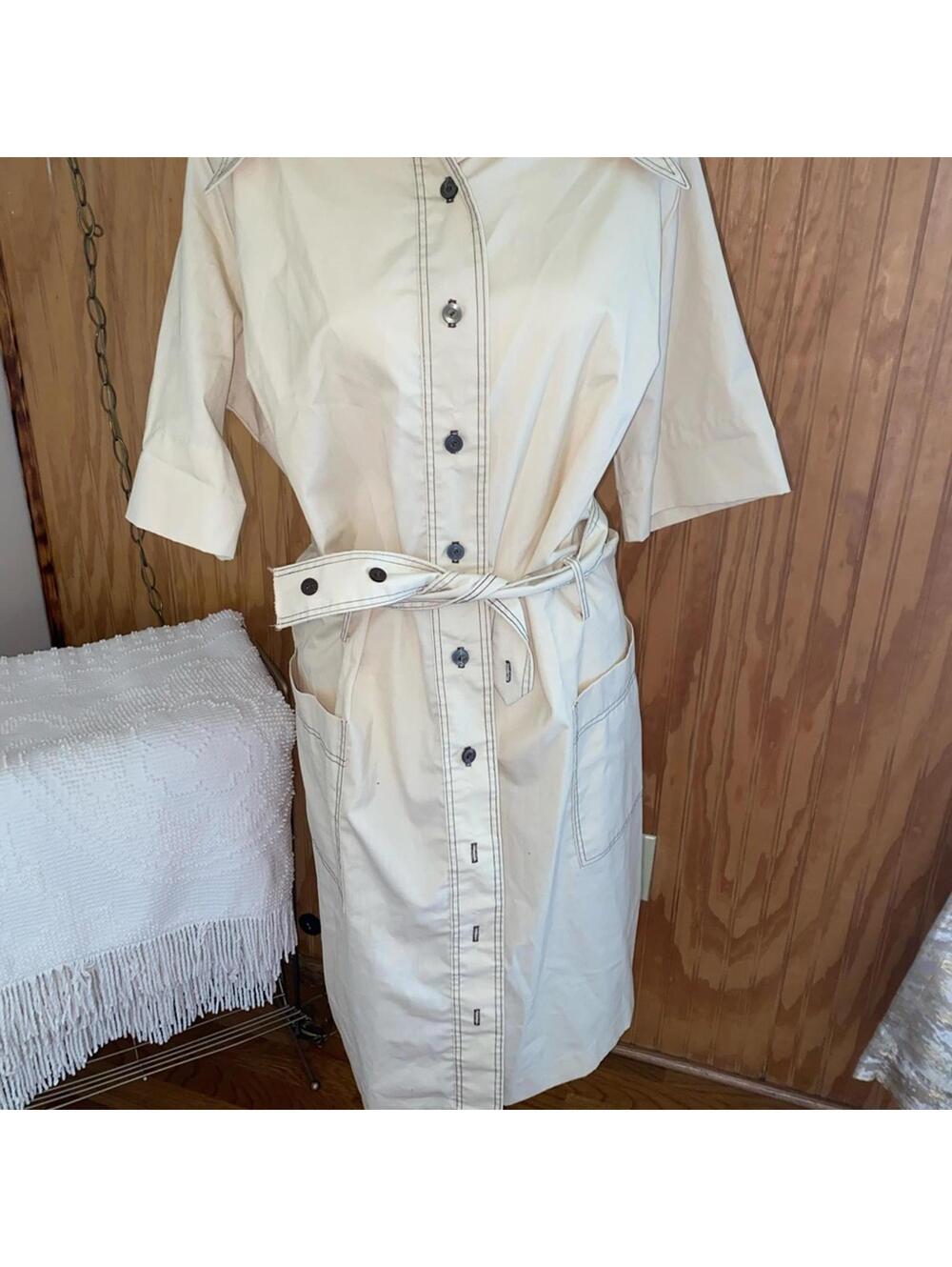 Vintage Button Down Shirt Dress